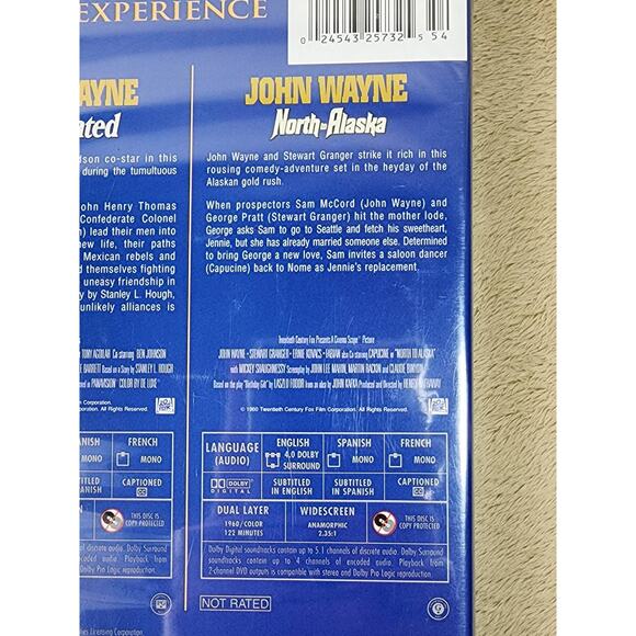 Movie The Undefeated North To Alaska DVD New Sealed 2 Disc John Wayne Widescreen - Picture 11 of 12